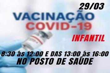 Vacinação Infantil 29/03/2022