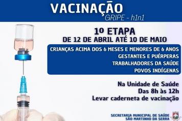 VACINAÇÃO GRIPE - h1n1