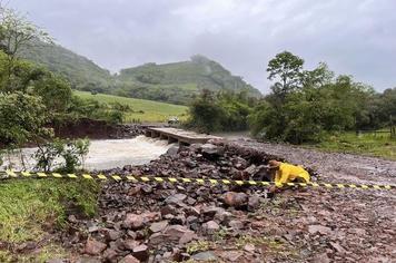 Município registra 160mm de chuva em menos de 24h