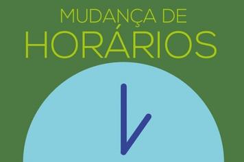 Mudança de horário de atendimento ao público