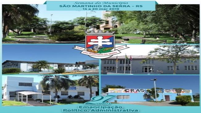 Eventos comemorativo aos 27 anos de São Martinho da Serra