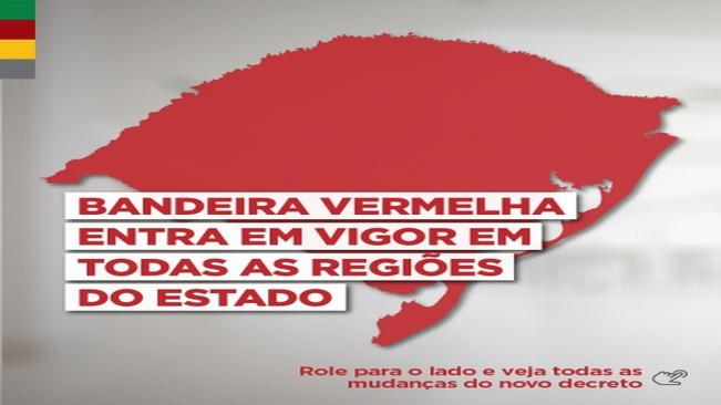 BANDEIRA VERMELHA