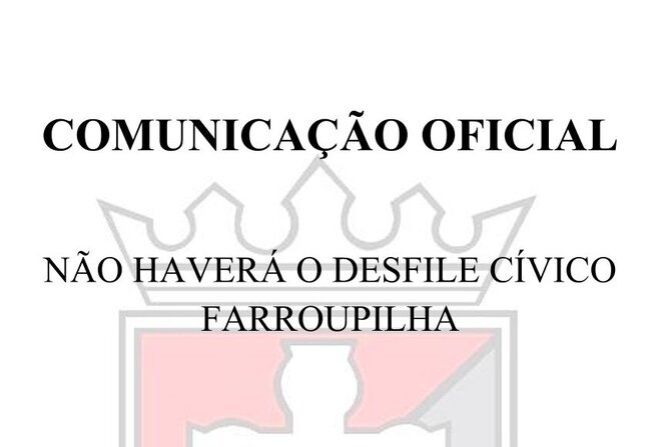 COMUNICADO OFICIAL