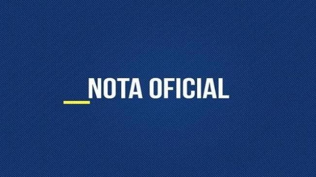 NOTA OFICIAL