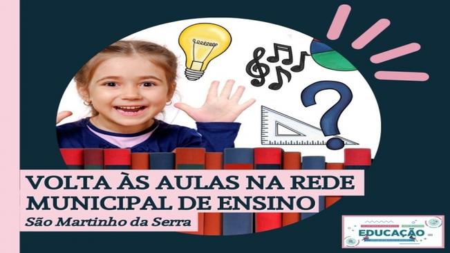 VOLTA ÀS AULAS NA REDE MUNICIPAL DE ENSINO