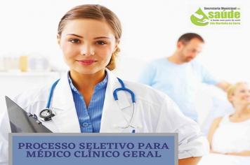 Processo Seletivo para Contratação de Médico Clínico Geral