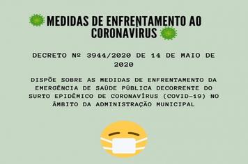 Principais medidas do novo Decreto Executivo 3944/2020