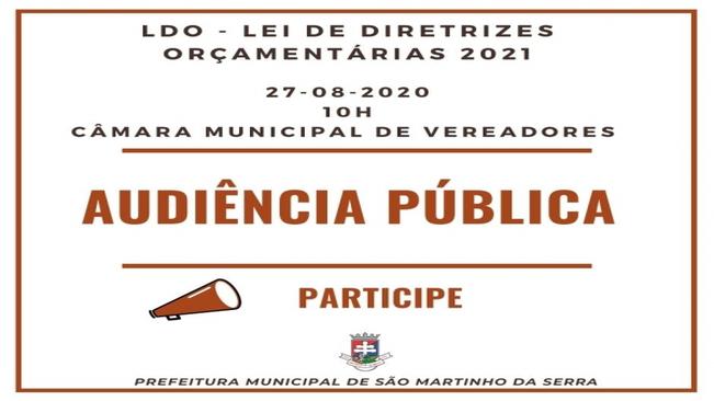 AUDIÊNCIA PÚBLICA
