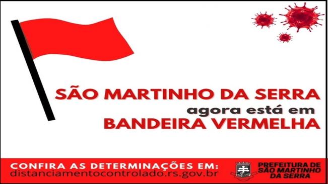 BANDEIRA VERMELHA