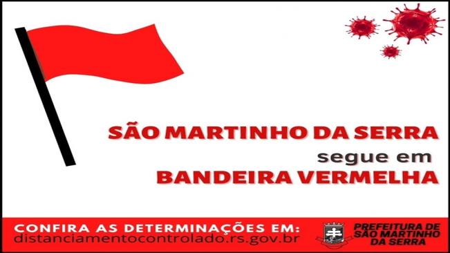 BANDEIRA VERMELHA