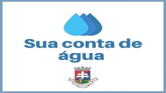 Pagamento da sua conta de água