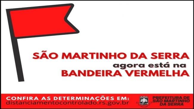 BANDEIRA VERMELHA