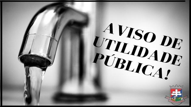 UTILIDADE PÚBLICA -
Abastecimento de água